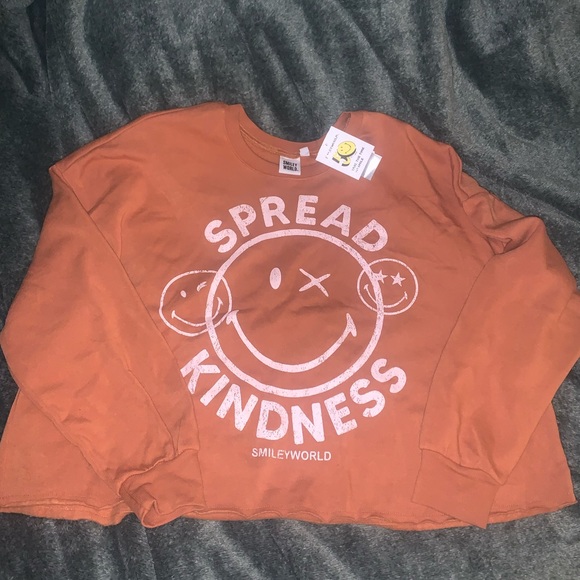 Spread Kindness Smileyworld Sweatshirt - Picture 1 of 3